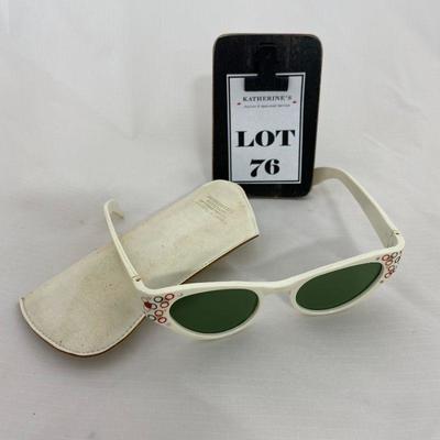 .76. Vintage Foster Grant Cat Eye Sunglasses