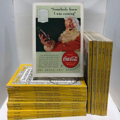 .92. 1940s National Geographics (Coca-Cola)