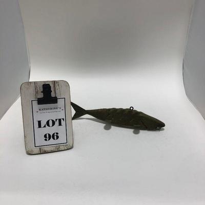 .96. Folk Art Catfish Decoy