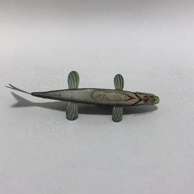 .96. Folk Art Catfish Decoy