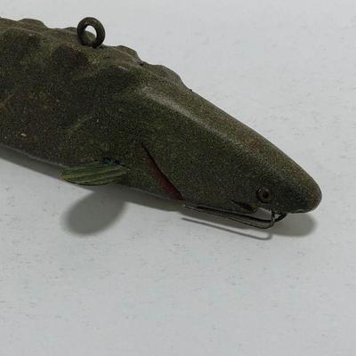 .96. Folk Art Catfish Decoy