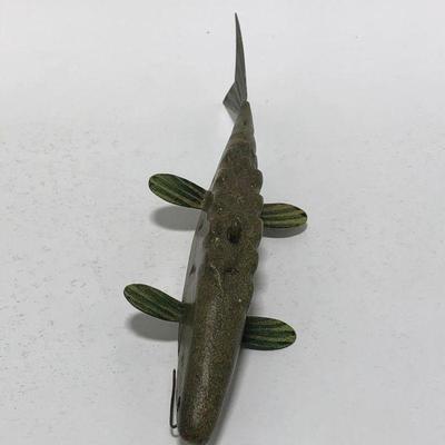 .96. Folk Art Catfish Decoy