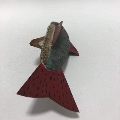 .97. Vintage Folk Art Fish Decoy