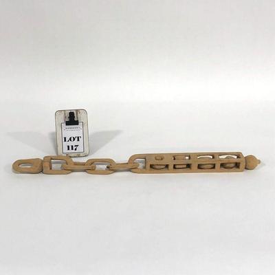 .117. Folk Art Wooden Chain