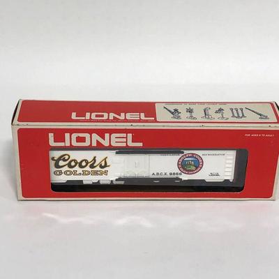 .122. Vintage Lionel Train Cars, Coors