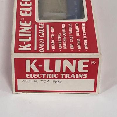 .124. Two K-Line Electric Train Cars