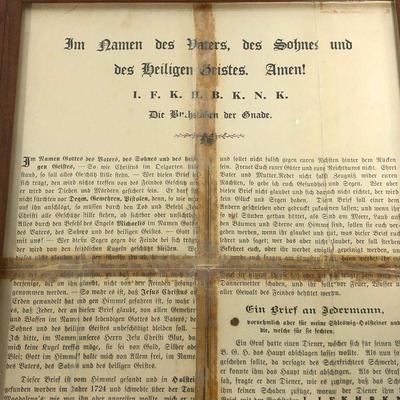 .129. German Good Luck Certificate