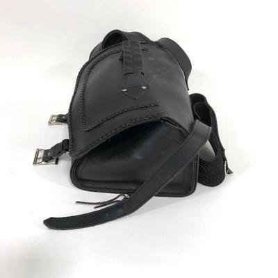 .133. Interstate Leather Motorcycle Bag