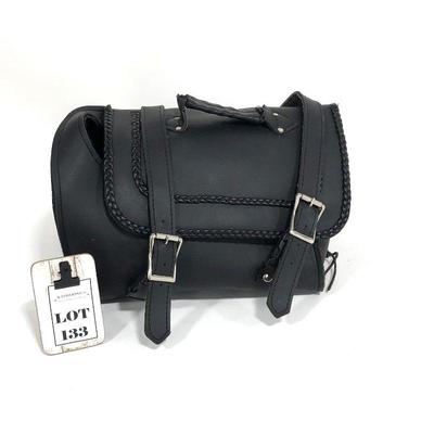 .133. Interstate Leather Motorcycle Bag