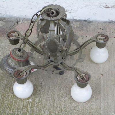Lot 64 -  Riddle CO Light Fixture Chandelier