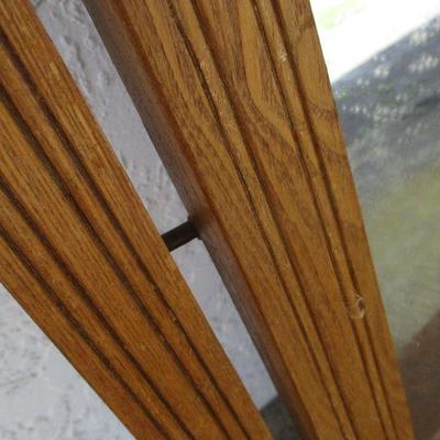 Lot 72 - Oak Dresser Mirror
