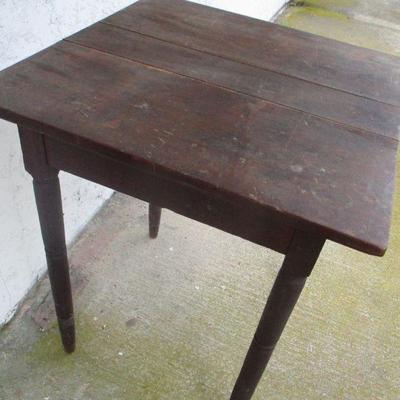 Lot 85 -Vintage Solid Wood Table