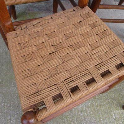 Lot 88 - Set of Four Vintage Cane Weave  Chairs
