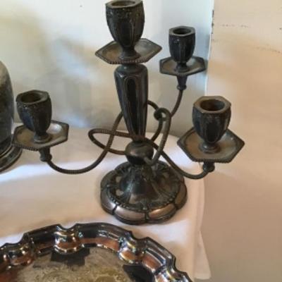 159 Lot of Silver Plated Hollowware