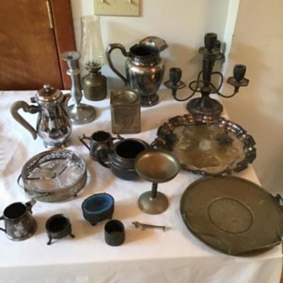 159 Lot of Silver Plated Hollowware