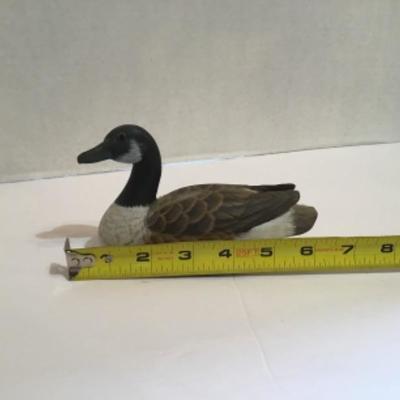 162  Lot of 3 Small Decoys and One Large Decoy Signed  by Capt. Jen Urie 