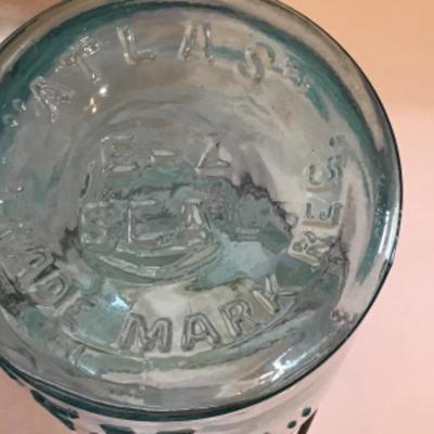 165: Lot of Vintage Teal and Clear Glass Bottles and Insulators 
