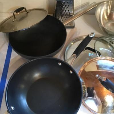 170: Lot of Large SautÃ© Pans