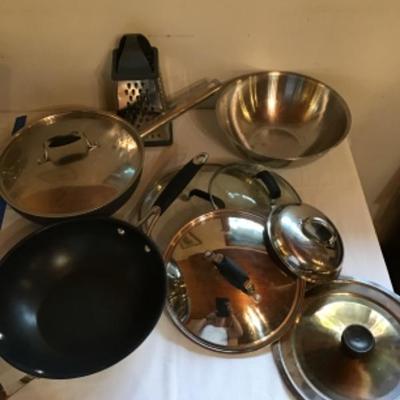 170: Lot of Large SautÃ© Pans
