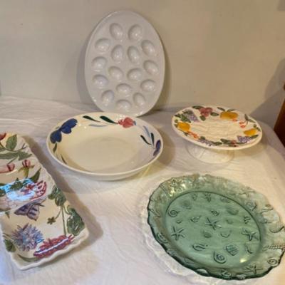 183: Lot of Decorative Serving Dishes 