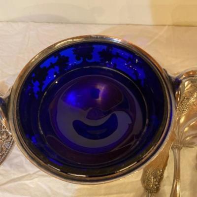 199: Four Piece Silver plated Serving Set 
