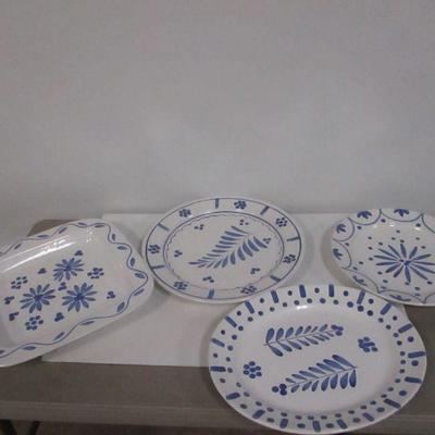 Lot 124 - Hand Painted Ceramiche Toscane Serving Platters Italy