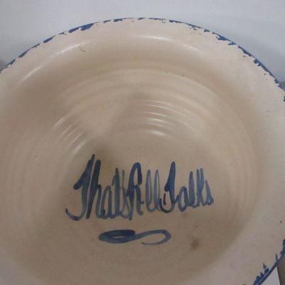 Lot 125 - Blue & White Kitchen Items