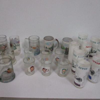 Lot 127 - Collectible Glasses - Birds - Racing - Automobile
