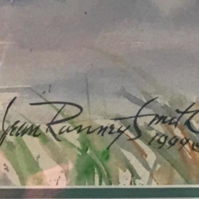 210 Framed Original Watercolor by Jean Ranney Smith