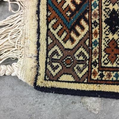 Vintage Handmade Persian Rug 27â€ x 64â€