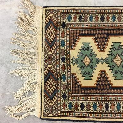 Vintage Handmade Persian Rug 27â€ x 64â€
