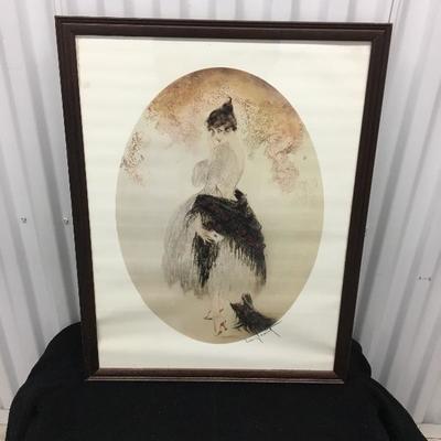 Louis Icart Fashion Art Vintage Lithograph 