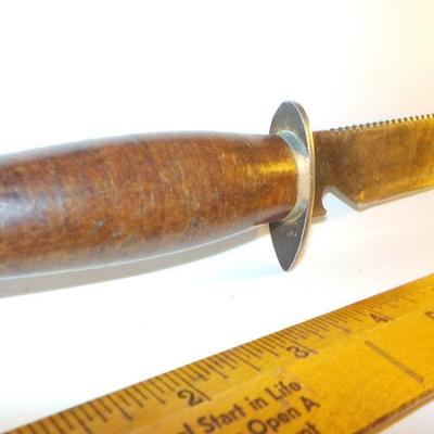 " 9  inch Aidaco Bowie Hunting knife with sheath".