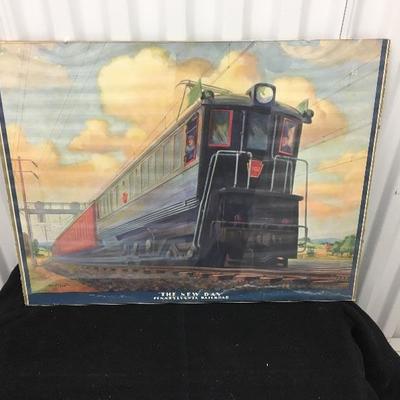 c.1933 Grif Teller Lithograph of Pennsylvania Railroad
