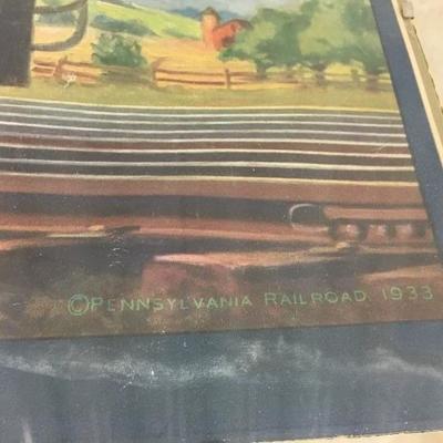 c.1933 Grif Teller Lithograph of Pennsylvania Railroad