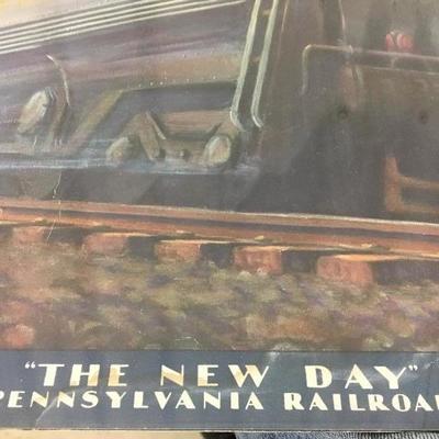 c.1933 Grif Teller Lithograph of Pennsylvania Railroad