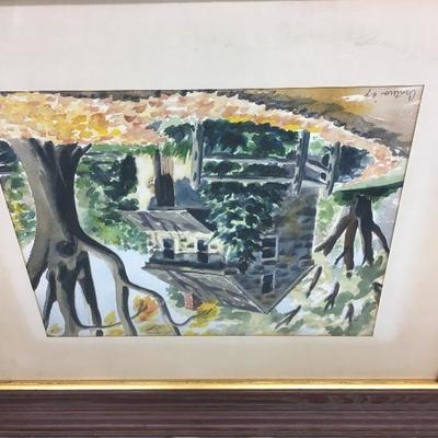 c.1969 Barbara Cantera Original Watercolor