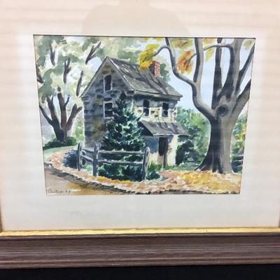 c.1969 Barbara Cantera Original Watercolor