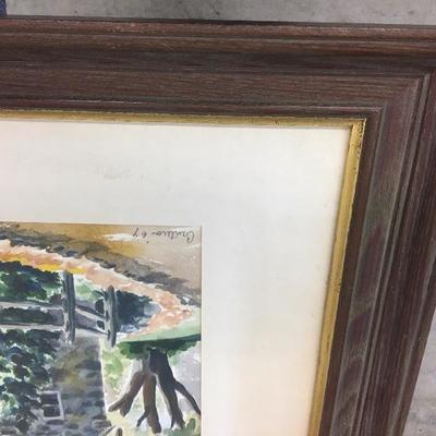 c.1969 Barbara Cantera Original Watercolor