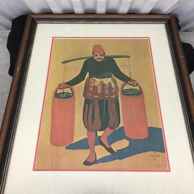 Vintage MATIROS SARYAN â€œLemonade Vendorâ€ Russian Art