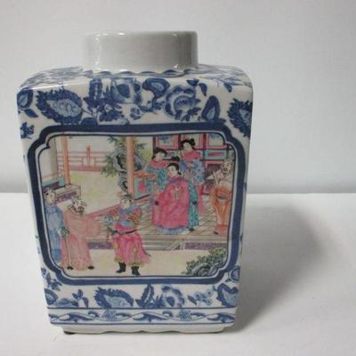 Lot 2 - Vintage Chinoiserie Porcelain Ginger Jar