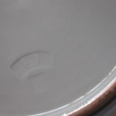 Lot 4 - Vintage Blue & White Chinoiserie Porcelain Plate Forest and Mountain Scape 12"