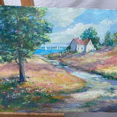 252: Two Original Oil Paintings by Jean Ranney Smith