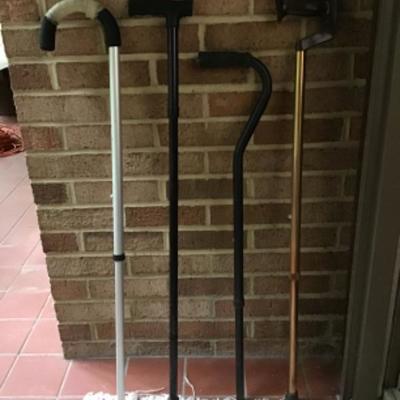 254  Set of 4 walking Canes