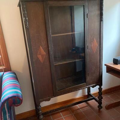 277  Antique China Cabinet