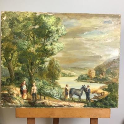 304 Original Oil Painting on a board by Glen Ranney