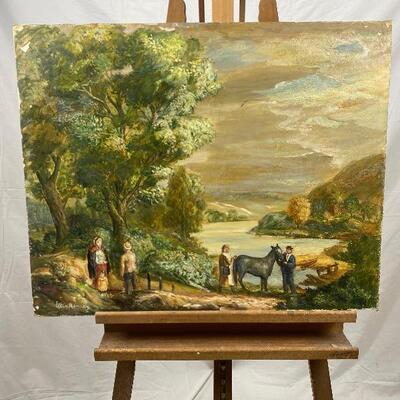 304 Original Oil Painting on a board by Glen Ranney
