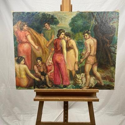 305 Original Oil Painting"Reunion" by Glen Ranney 