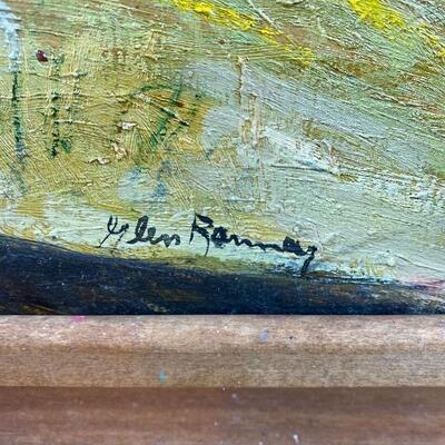 308 Signed Original Oil Painting on a Board by Glen Ranney