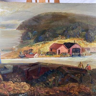 313 Signed Original Oil Painting" Island Lake"  by Glenn Ranney